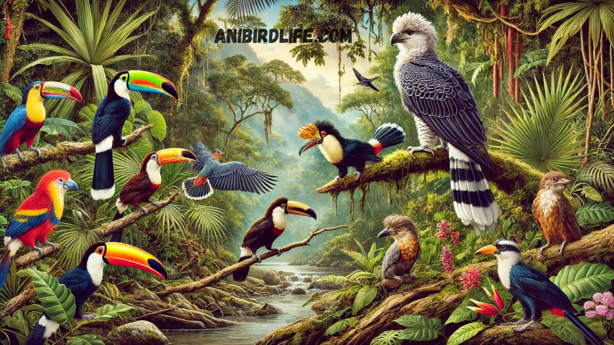 Amazon Birds life in the Rainforest: The Symphony of Feathers